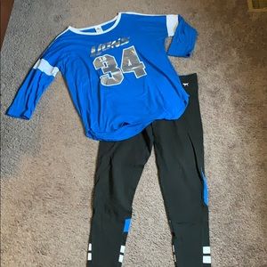 Women’s/juniors VS Pink Detroit Lions outfit